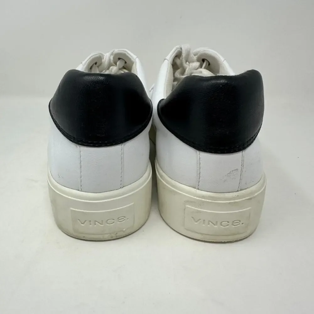 Vince‎ Fulton Leather Oxford Sneakers Men's 9.5 Leather Upper Round Toe Lace-Up